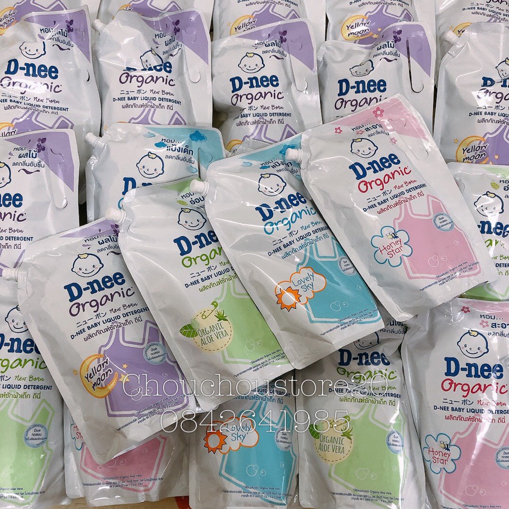 Nước giặt Dnee Organic hàng nội địa Thái Lan cho bé( Túi 1400ml)