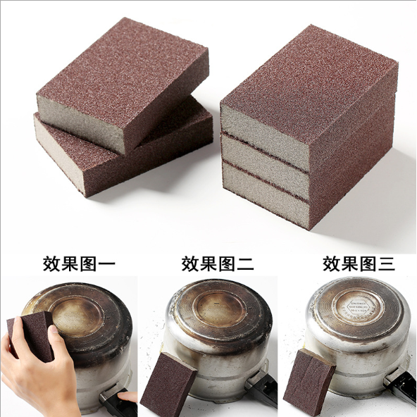 Bọt biển công nghệ mặt nhám loại bỏ vết cháy ở đáy nồi tiện dụng