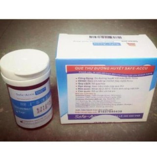 Que thử Đường Huyết Sinocare Safe Accu Hộp 25