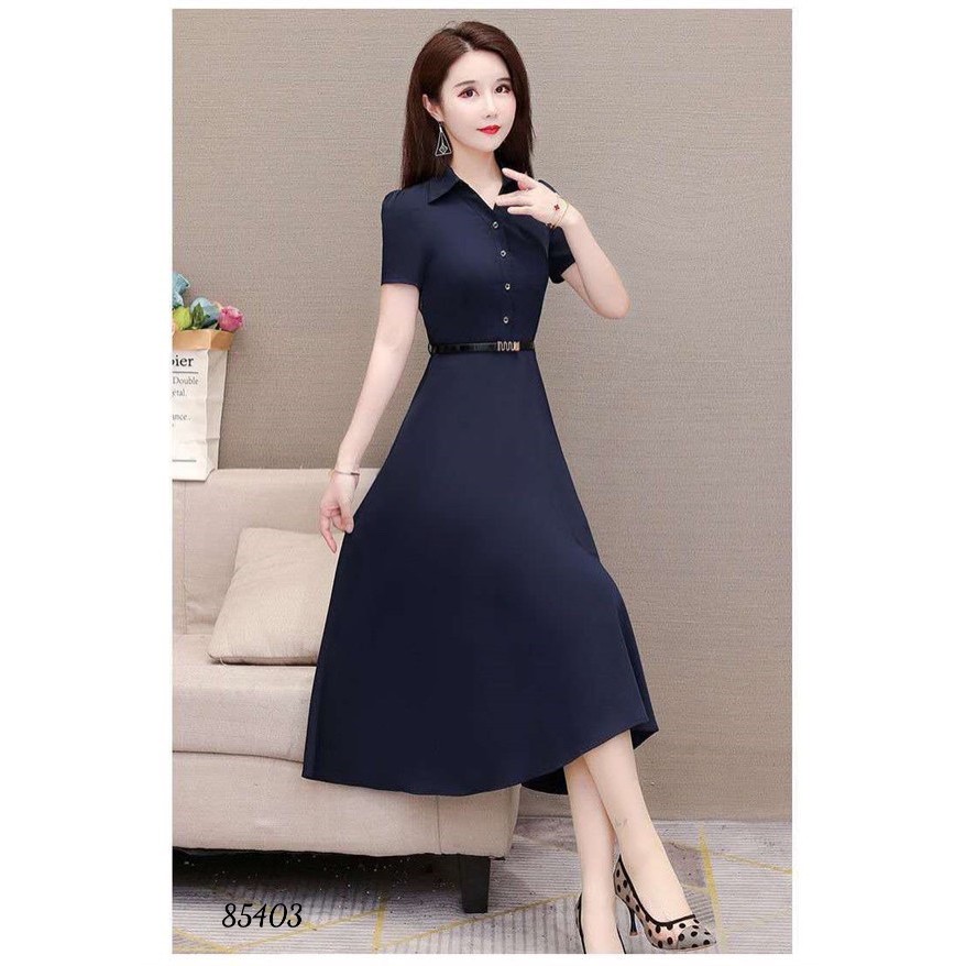 Đầm thiết kế thanh lịch kèm nịt đủ size 30 đến 72kg - 85403 | BigBuy360 - bigbuy360.vn