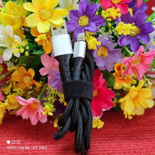 [ HÀNG CHÍNH HÃNG] cáp sạc iphone cáp sạc iphone bọc dù zin bảo hành 24 tháng