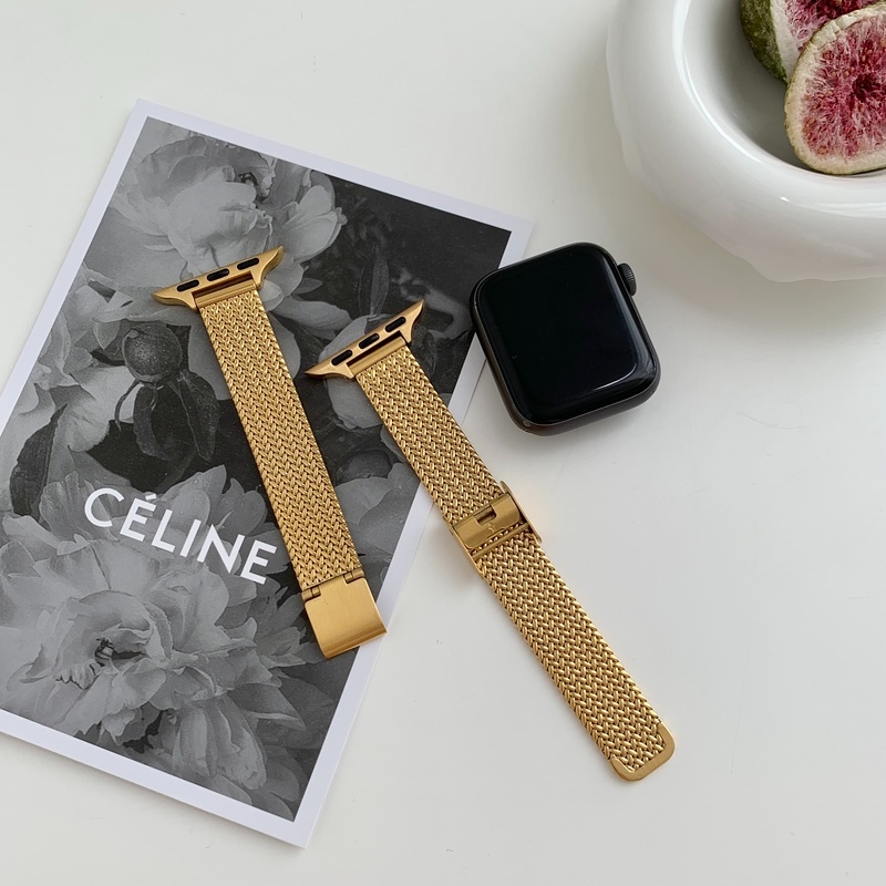 Dây Đeo Bằng Thép Không Gỉ Mới Cho For Apple Watch Series 8 7 6 5 4 3 SE S8 Ultra 49mm 38mm 40mm 41mm 42mm 44mm 45mm