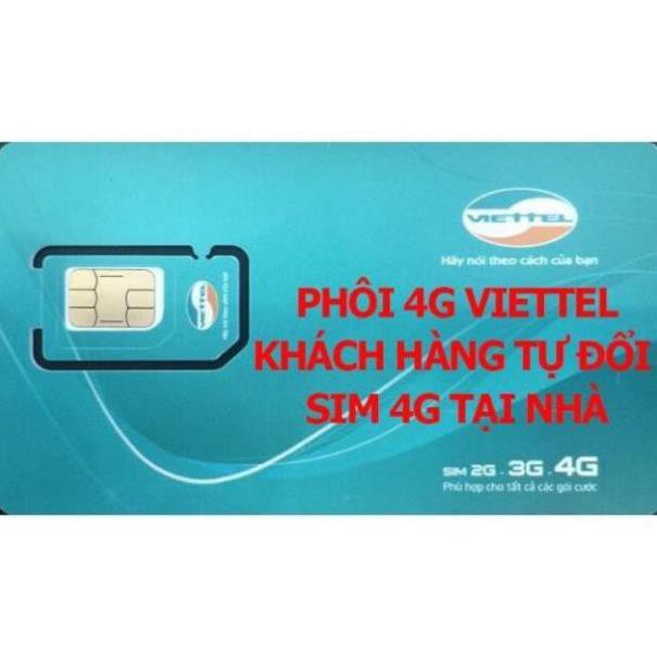 [FREESHIP] PHÔI SIM TRẮNG 4G TỰ ĐỔI TẠI NHÀ