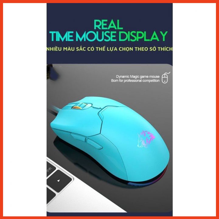 Chuột Máy Tính Có Dây Đèn Led M6 DPI 3200 Dùng Văn phòng, Chơi Game Cực Bền