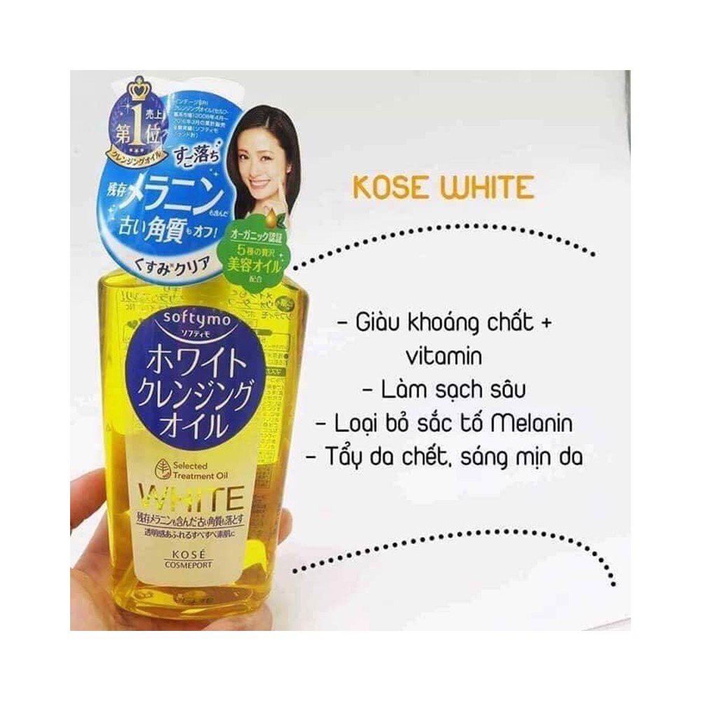 Dầu tẩy trang Kose Softymo Cleansing Nhật Bản - HÀNG NỘI ĐỊA NHẬT