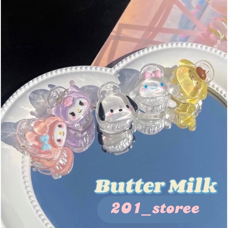 Kẹp tóc mini hình Sanrio dễ thương