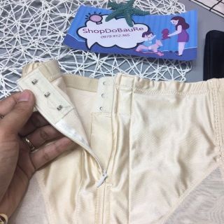 Quần gen bụng kéo khóa nâng mông lụa cao cấp