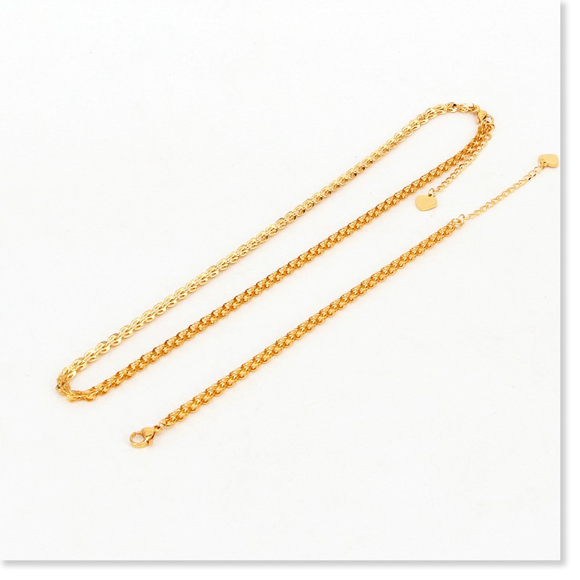 Dây chuyền vòng cổ nữ titan đuôi phụng X6-407 - CAM KẾT KHÔNG GỈ, KHÔNG BAY MÀU - BẢO HÀNH 12 THÁNG