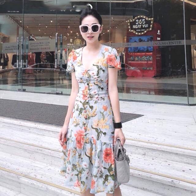 đầm von hoa đuôi cá nữ