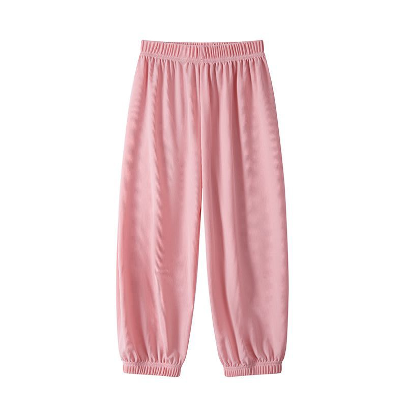 Quần dài YAOEENH màu trơn đơn giản thời trang dành cho mẹ/ bé