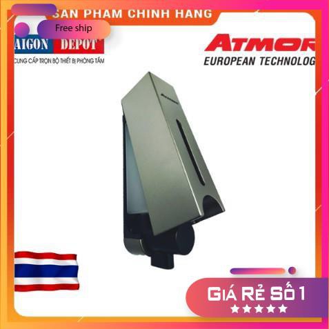 Hộp nhấn xà phòng đôi DH-700-2VP - ATMOR, hộp xà phòng nhấn