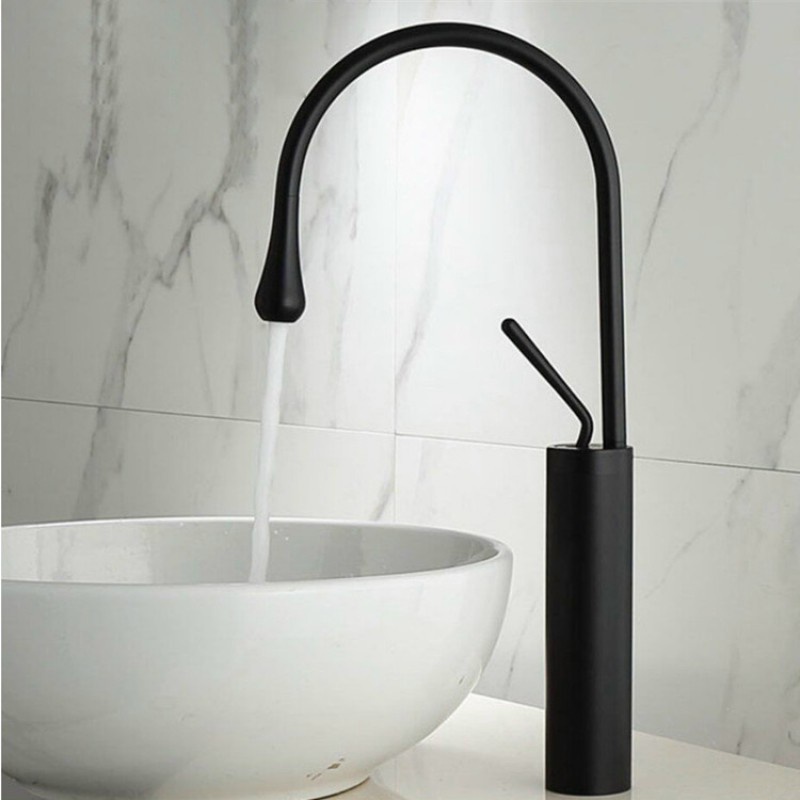 Vòi nước rửa tay Lavabo nóng lạnh Thiên Nga Đen thiết kế hiện đại cao cấp Life Home