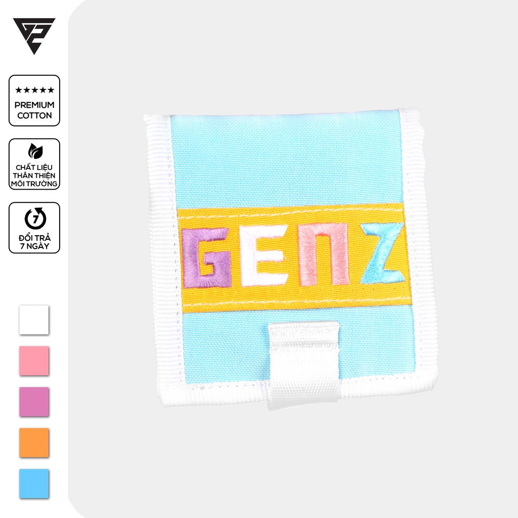 Ví cầm tay nữ nam ulzzang GENZ ví unisex tone màu pastel trẻ trung