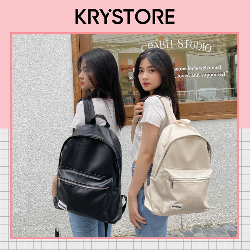 Balo da Pu nam nữ Hendy Backpack dáng basic BL10