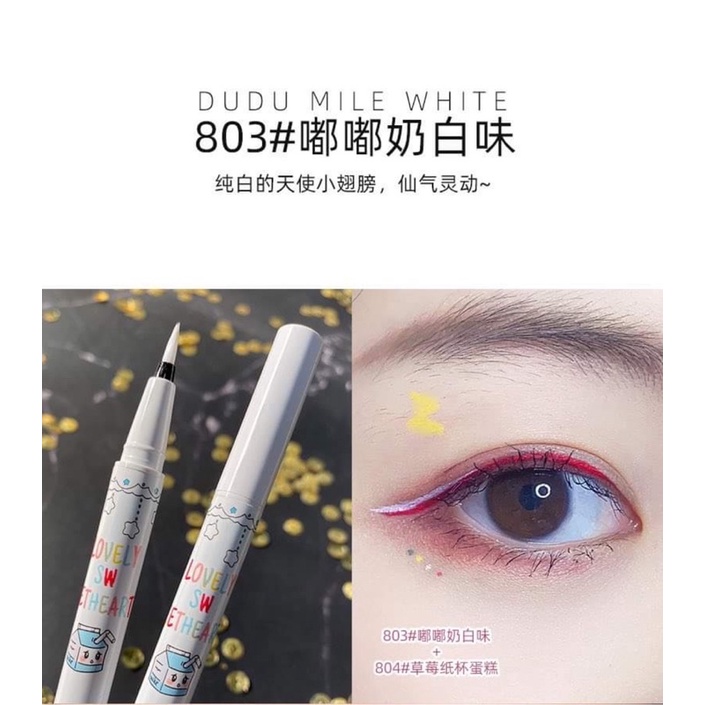 Bút Kẻ Mắt Trắng Guicami siêu mảnh