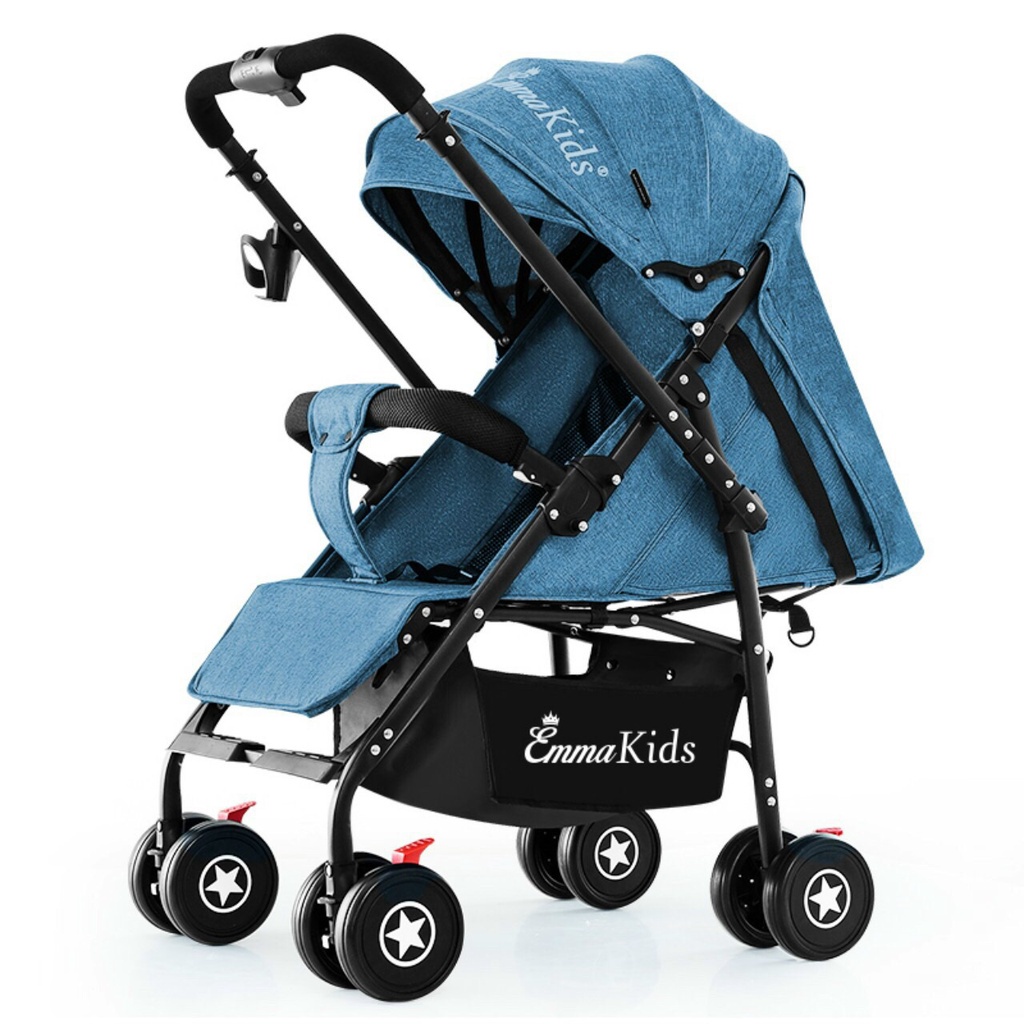 Xe Đẩy 2 Chiều Cao Cấp Emma Kids, Xe Đẩy Gấp Gọn Du Lịch Babibu - XD2C