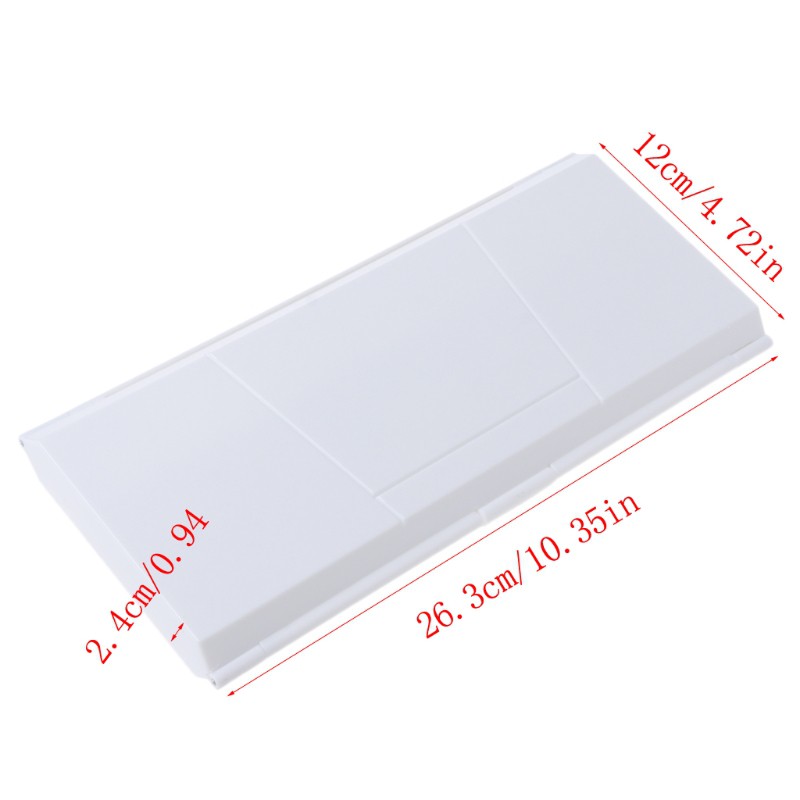 Khay màu nước 24 ô bằng nhựa kích thước 26.3*12*2.4cm chuyên dụng