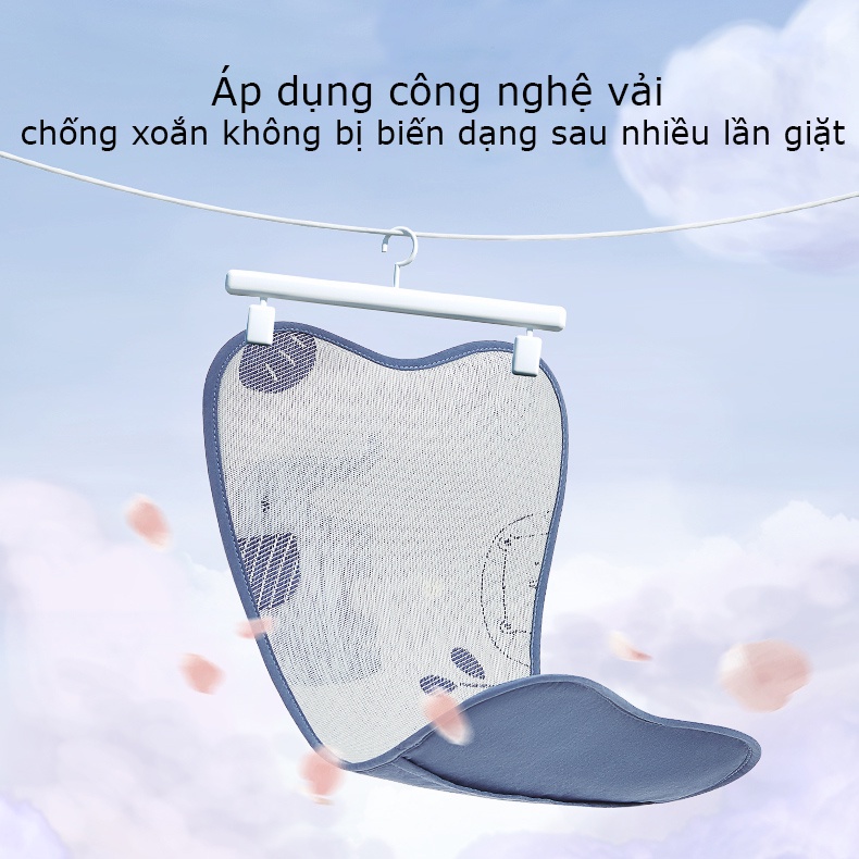 Gối điều hòa cao cấp KUB, gối trẻ em chất liệu polyester siêu thoáng khí bảo vệ giấc ngủ cho bé - KUB OFFICIAL