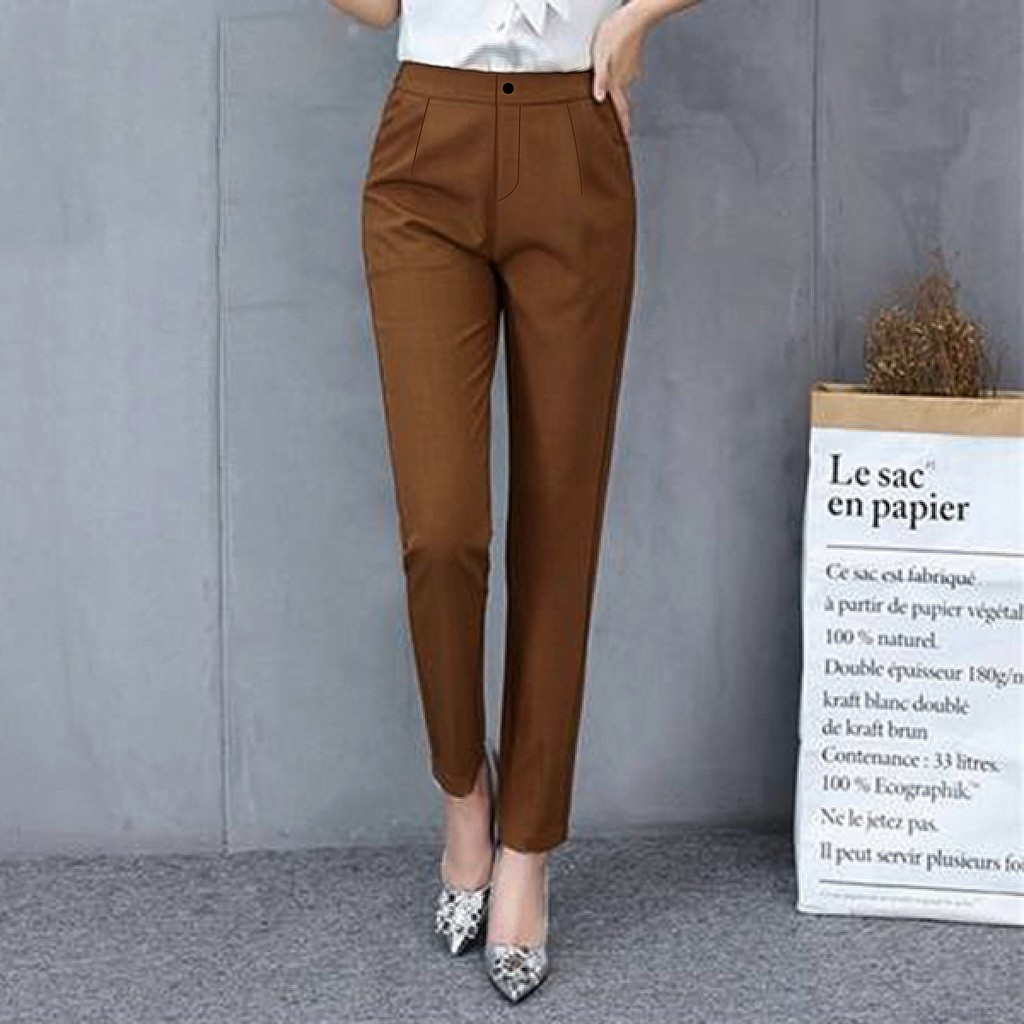 Quần tây công sở nữ kiểu mới vải tuyết mưa nhiều màu [Hàng công ty may VNXK] | BigBuy360 - bigbuy360.vn