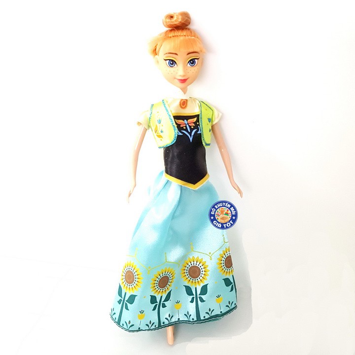 Búp bê cho bé gái công chúa váy xanh, mái ngố đáng yêu cho bé gái - 882B- 6 - Thị trấn đồ chơi