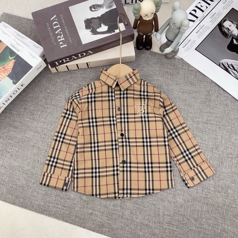 Áo sơ mi kẻ cho bé trai hàng loại 1 9-25kg