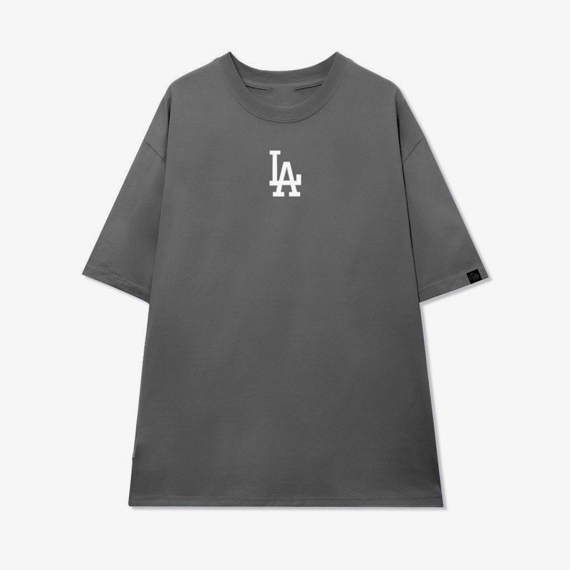 Áo thun phông nam nữ in Silicon nổi LA Unisex