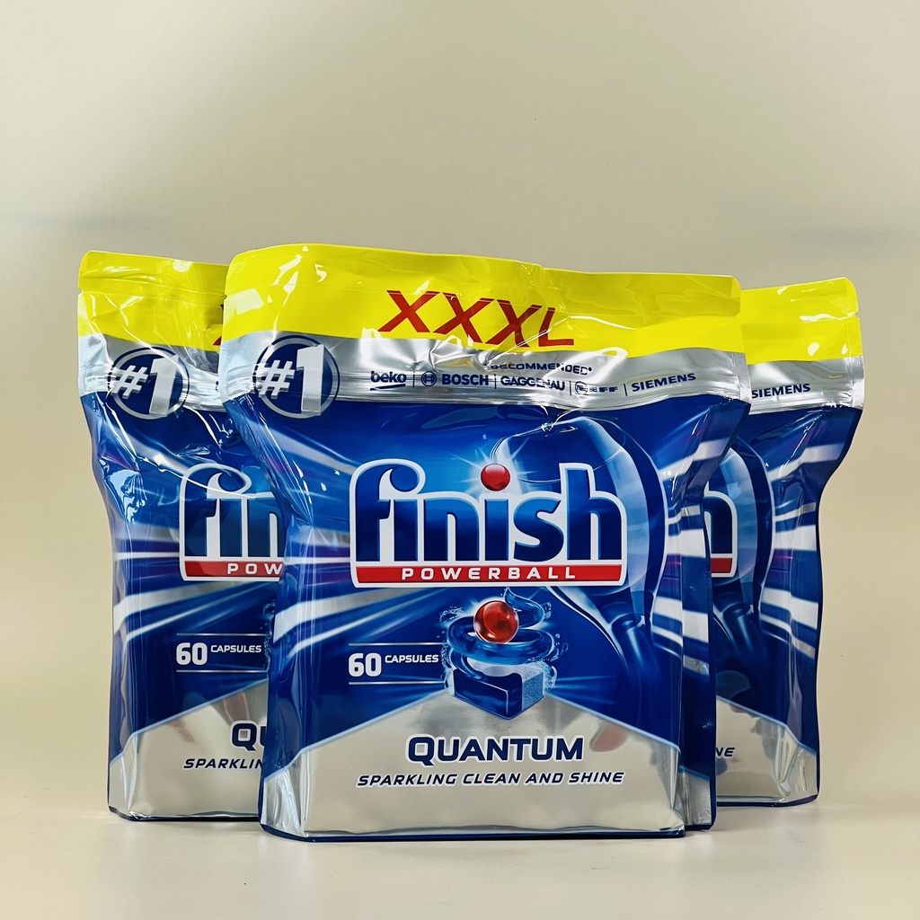 Viên rửa bát Finish Quantum [sạch vô địch, thơm vô địch]