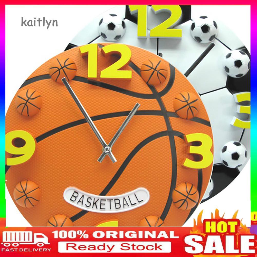 Đồng hồ treo tường hình quả bóng rổ sáng tạo
