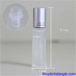 Chai thủy tinh bi lăn mờ 10ml