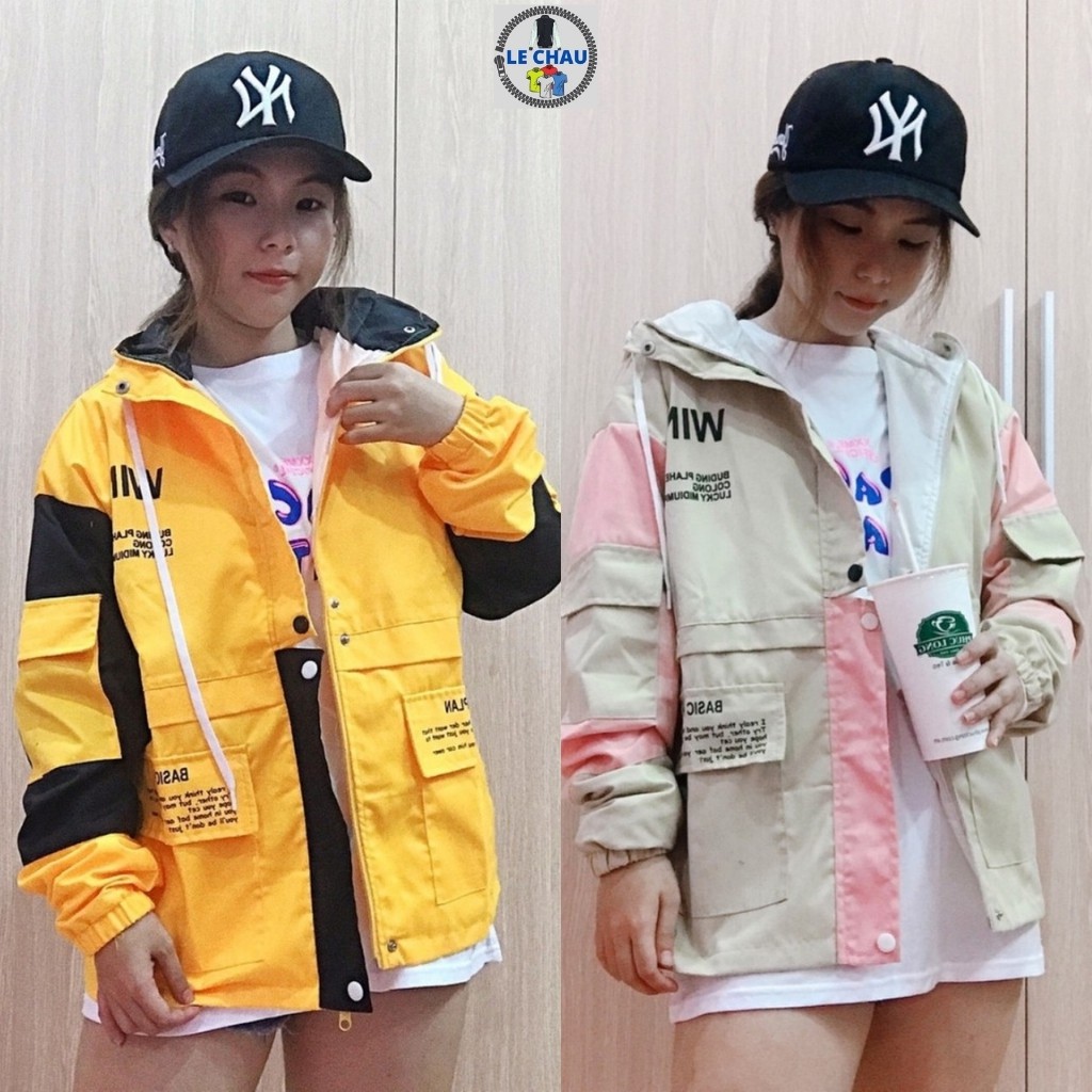 Áo khoác kaki nam nữ unisex form rộng áo khoác ulzzang có mũ WIND LECHAU AKD03 áo khoác chống nắng street style cao cấp