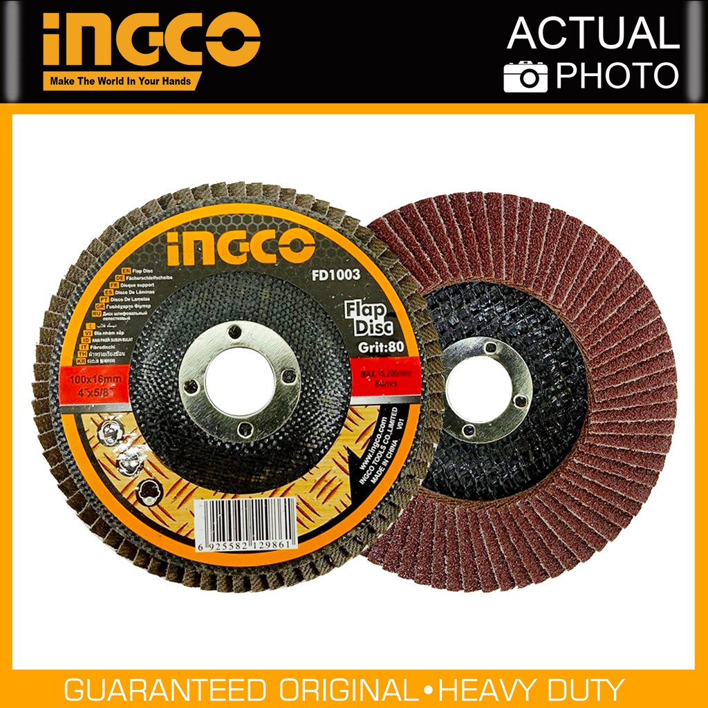 Nhám xếp 100x16mm (P80) INGCO FD1003