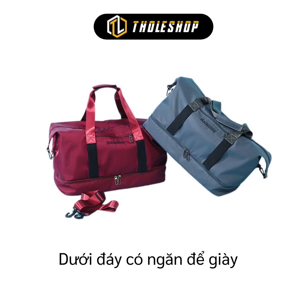 [SALE] Túi Trống Du Lịch Cỡ Lớn - Túi Xách Tập Gym Thể Thao Có Ngăn Để Giày Chống Nước 8165