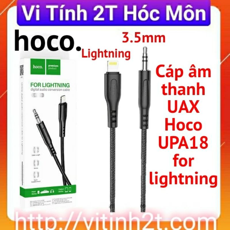 Cáp Âm Thanh AUX Hoco UPA18 for lightning