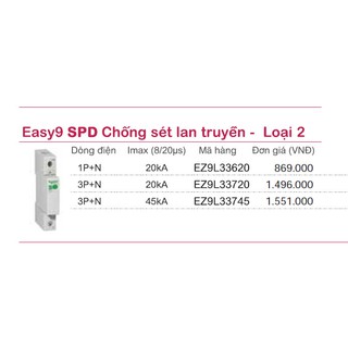 Chống sét lan truyền - Schneider
