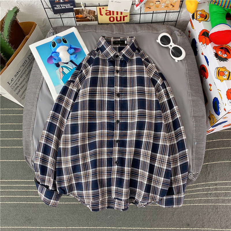 Áo Khoác Sơ Mi Caro Thời Trang Nam Size M-3Xl