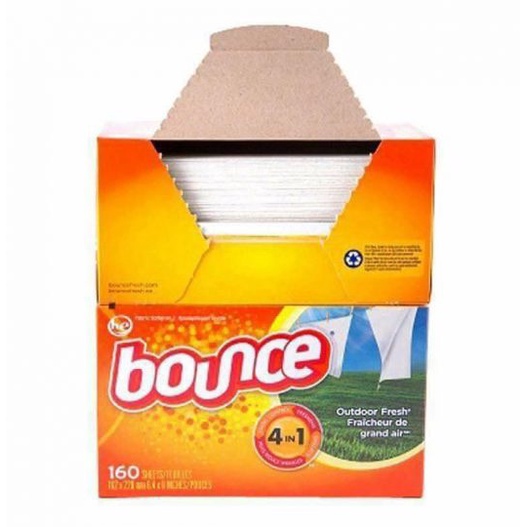 Giấy thơm quần áo Bounce Mỹ 160 tờ Nguyên Hộp - Làm thơm quần áo và loại bỏ mùi ẩm mốc