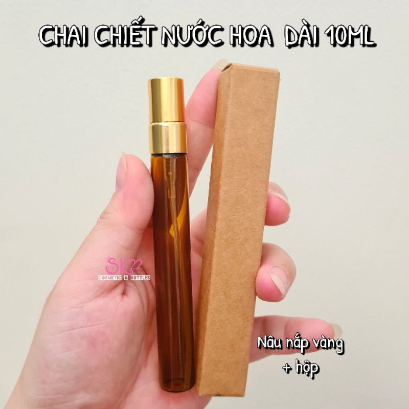 [NẮP VẶN]🌻CHAI CHIẾT NƯỚC HOA DÀI 3ml/5ml/10ml🌻