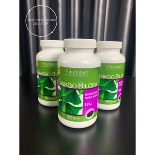 Mẫu mới 340 viên Ginkgo Biloba Trunature 120mg của Mỹ