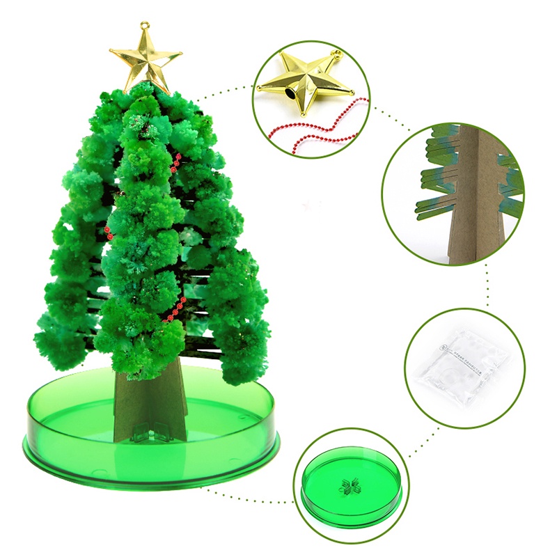 CÂY THÔNG TỰ NỞ THẦN KỲ MAGIC CHRISTMAS TREE - HÃNG MIDEER - ĐỒ CHƠI GIÁO DỤC STEM