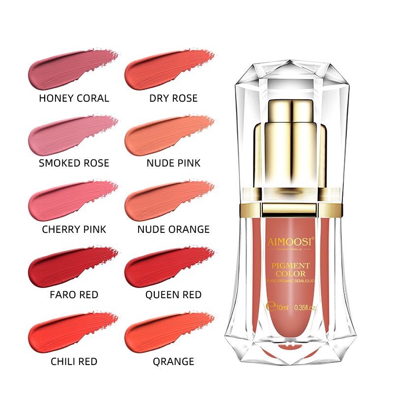 Son Môi Aimosi Sắc Tố Cao 10ml Lên Màu Cực Chuẩn set mực xăm mực xăm môi mực xăm perma mực môi mực xăm màu da  mực xăm môi mực phun mày mực mày