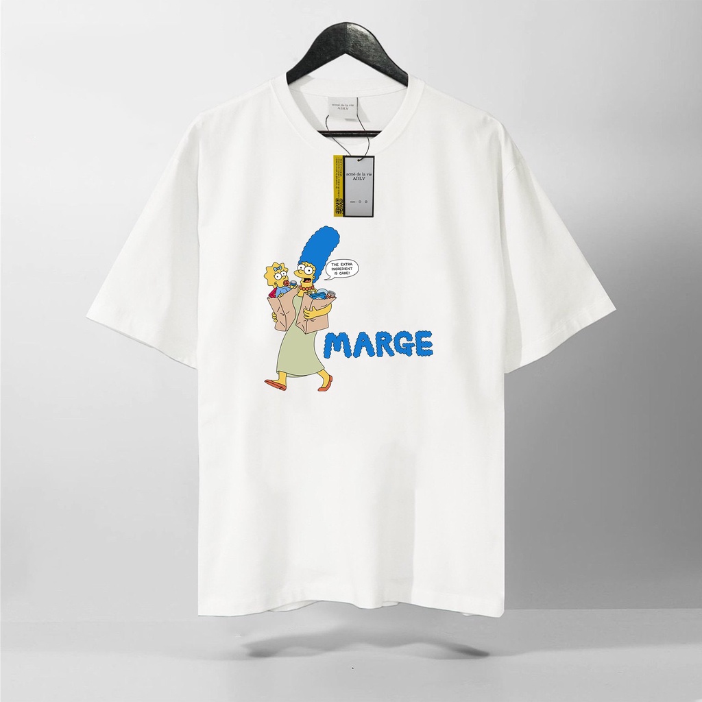 Áo Thun Tay Lỡ ADLV The Simpsons, áo phông unisex Form rộng oversize, chất liệu Cotton. KKIMShop