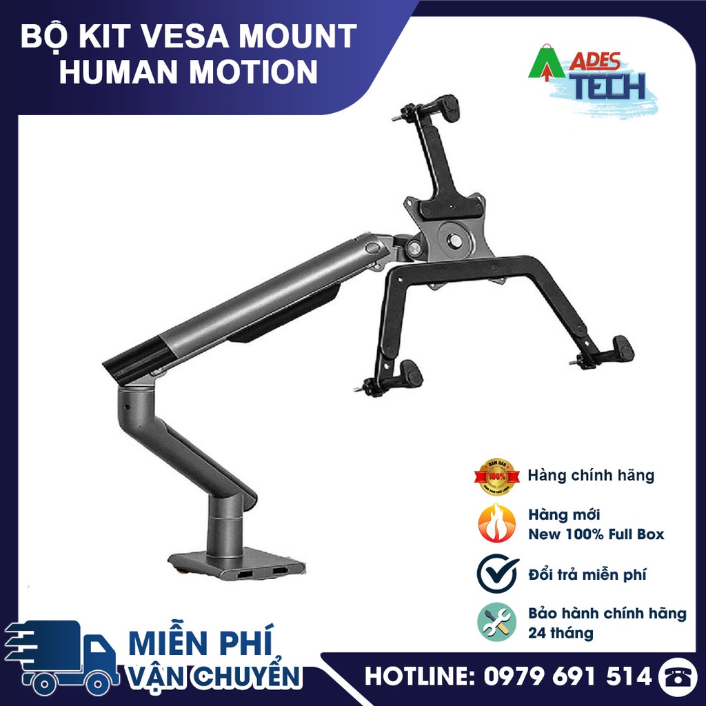 Bộ kit Vesa Mount Human Motion Zp20 | Hỗ Trợ Treo Màn Hình Đến 27inch