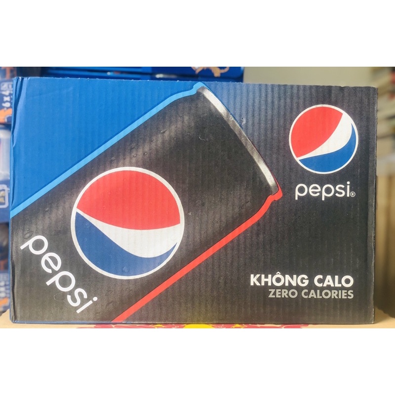 Pepsi không Calo 24 lon/Thùng 320ml Chang's Food