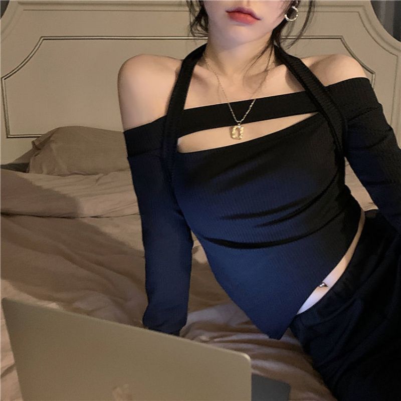 áo thun nữ kiểu tay dài sexy hàn quốc ulzzang