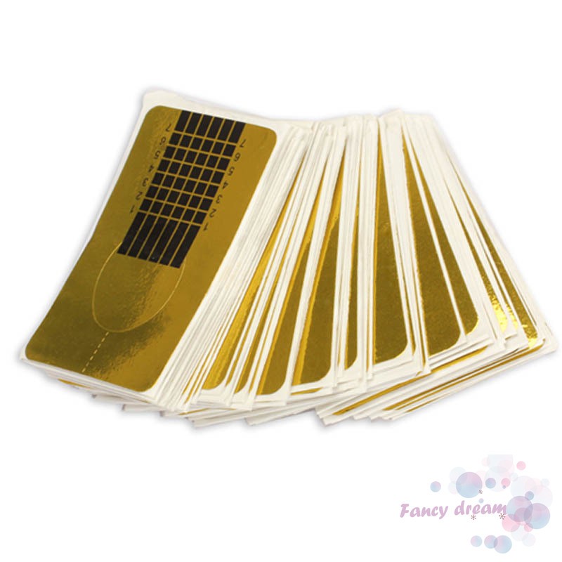 Set 100 miếng dán hỗ trợ trang trí móng tay nghệ thuật