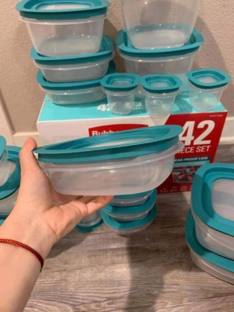 Set 21 hộp đựng thực phẩm rubbermaid - NẮP DẺO | BigBuy360 - bigbuy360.vn