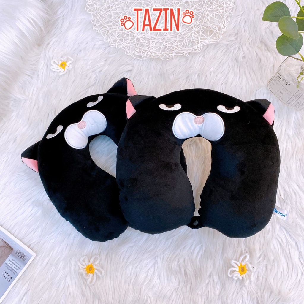 Gối Ngủ Văn Phòng Dễ Thương, Gối Cổ Tựa Amuse Mới Nhất - Gấu Bông Tazin