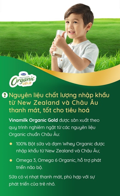 Sữa bột Organic Gold 350g  date mới