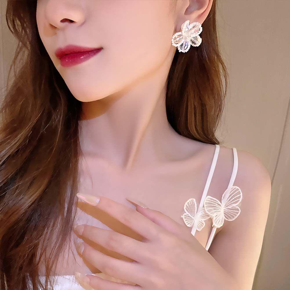 Vanes1 Bông Tai Nữ Hoang Dã Ngọt Ngào Hợp Kim|Khuyên Tai Đinh Tán Thiết Kế Đơn Giản Cá Tính