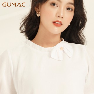 Áo cổ nơ tay phồng AA899 GUMAC